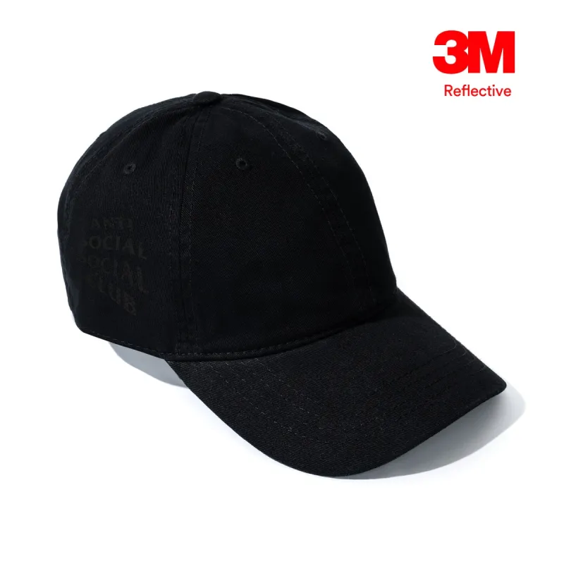 Basket Rack 3M Dad Hat - Black made by Anti Social Social Club