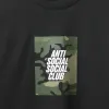 Camo Box Logo Black Tee sold by Anti Social Social Club