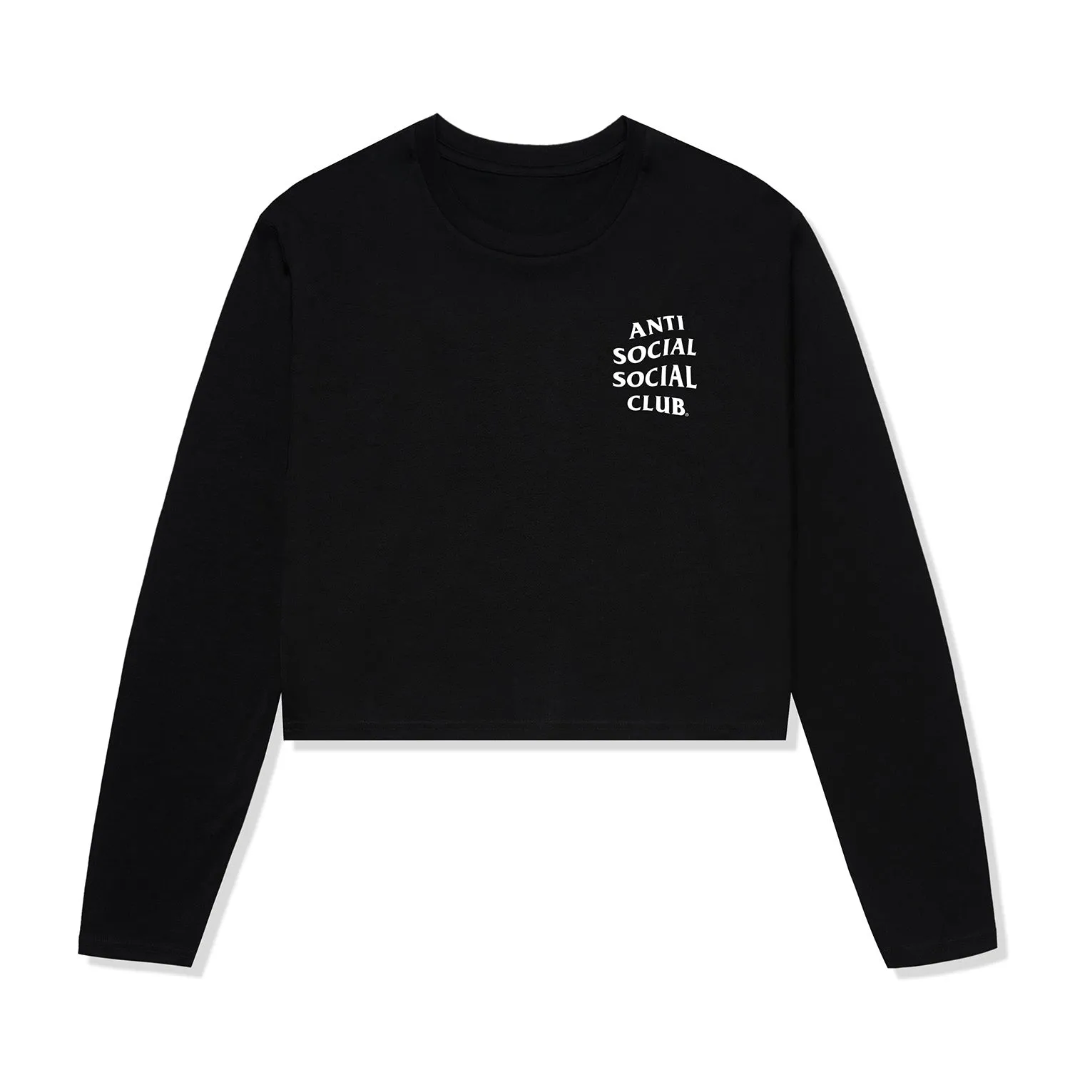 Kkotch Women's Crop LS Tee - Black sold by Anti Social Social Club product image thumbnail 2