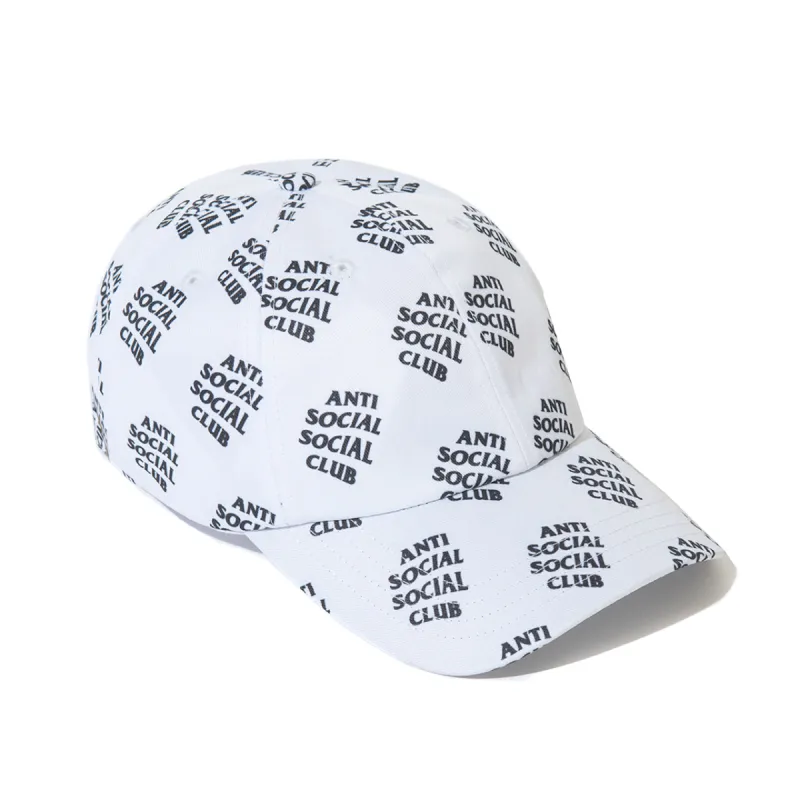 Over You White Cap sold by Anti Social Social Club