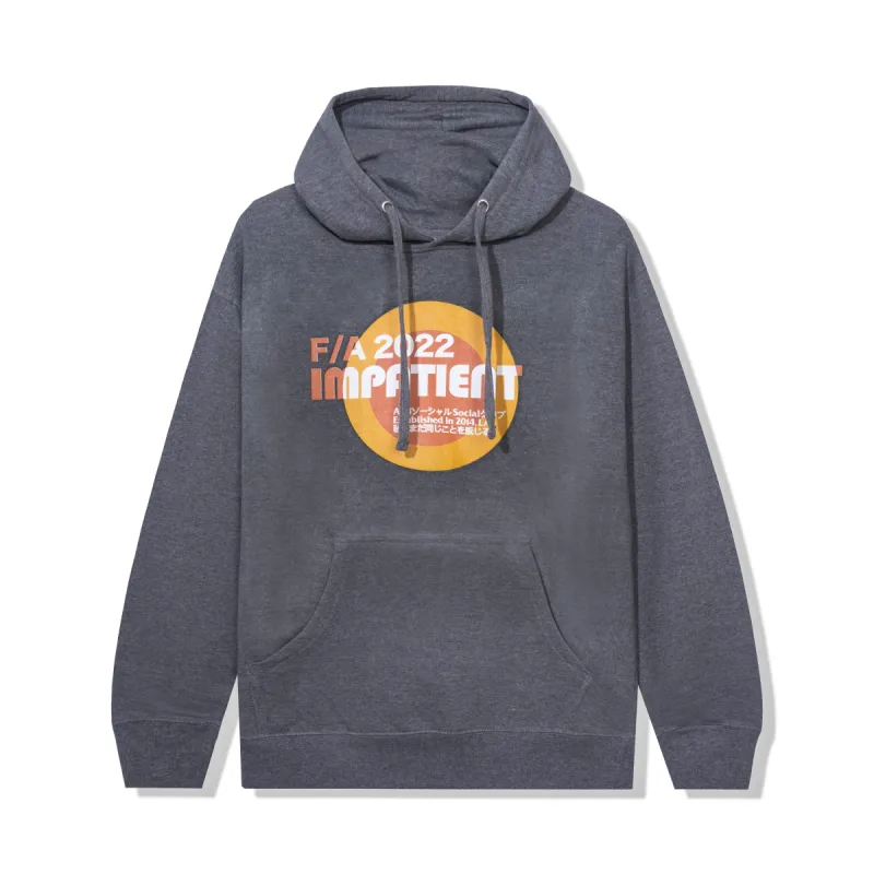 Impatient Heather Grey Hoodie made by Anti Social Social Club