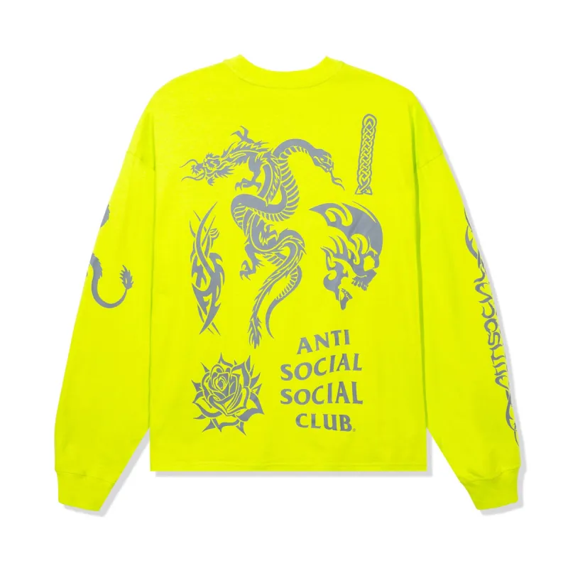 Helplessness Long Sleeve Tee - Yellow sold by Anti Social Social Club