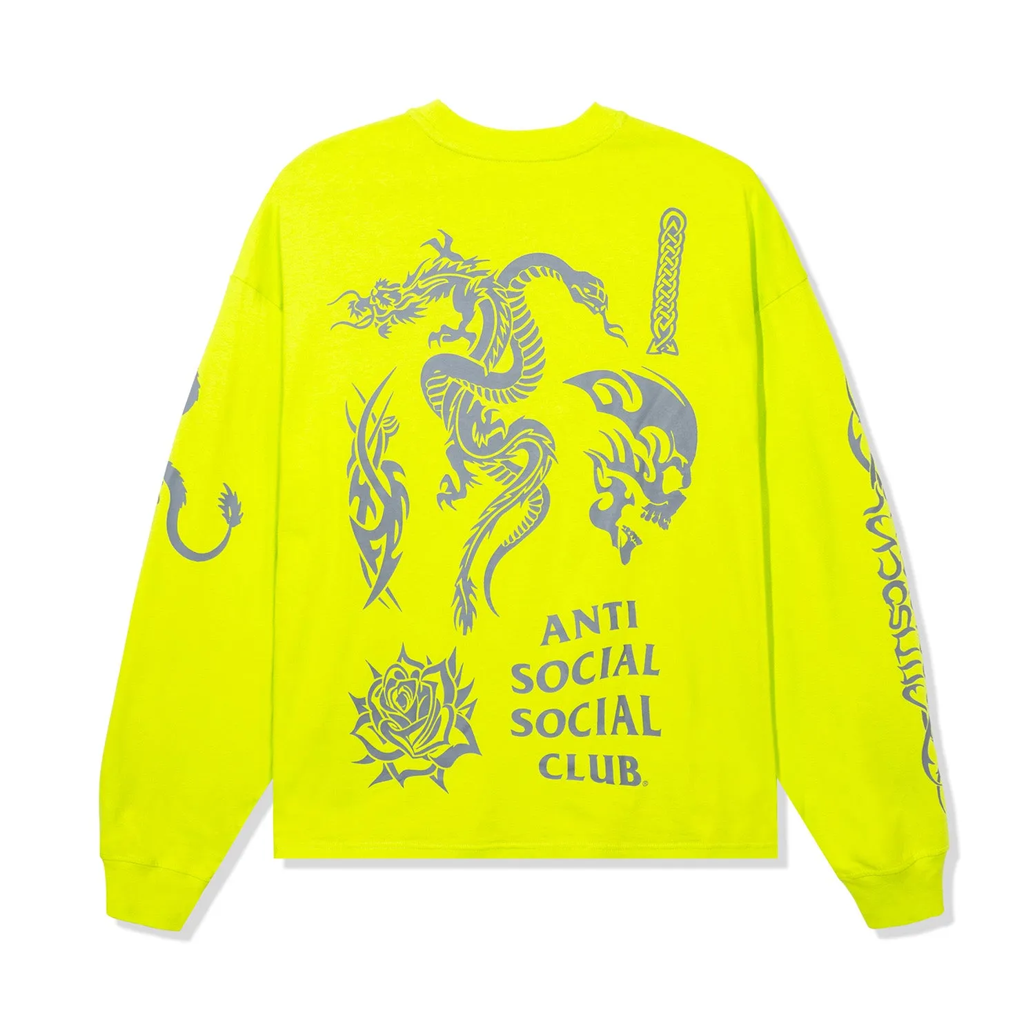 Helplessness Long Sleeve Tee - Yellow sold by Anti Social Social Club
