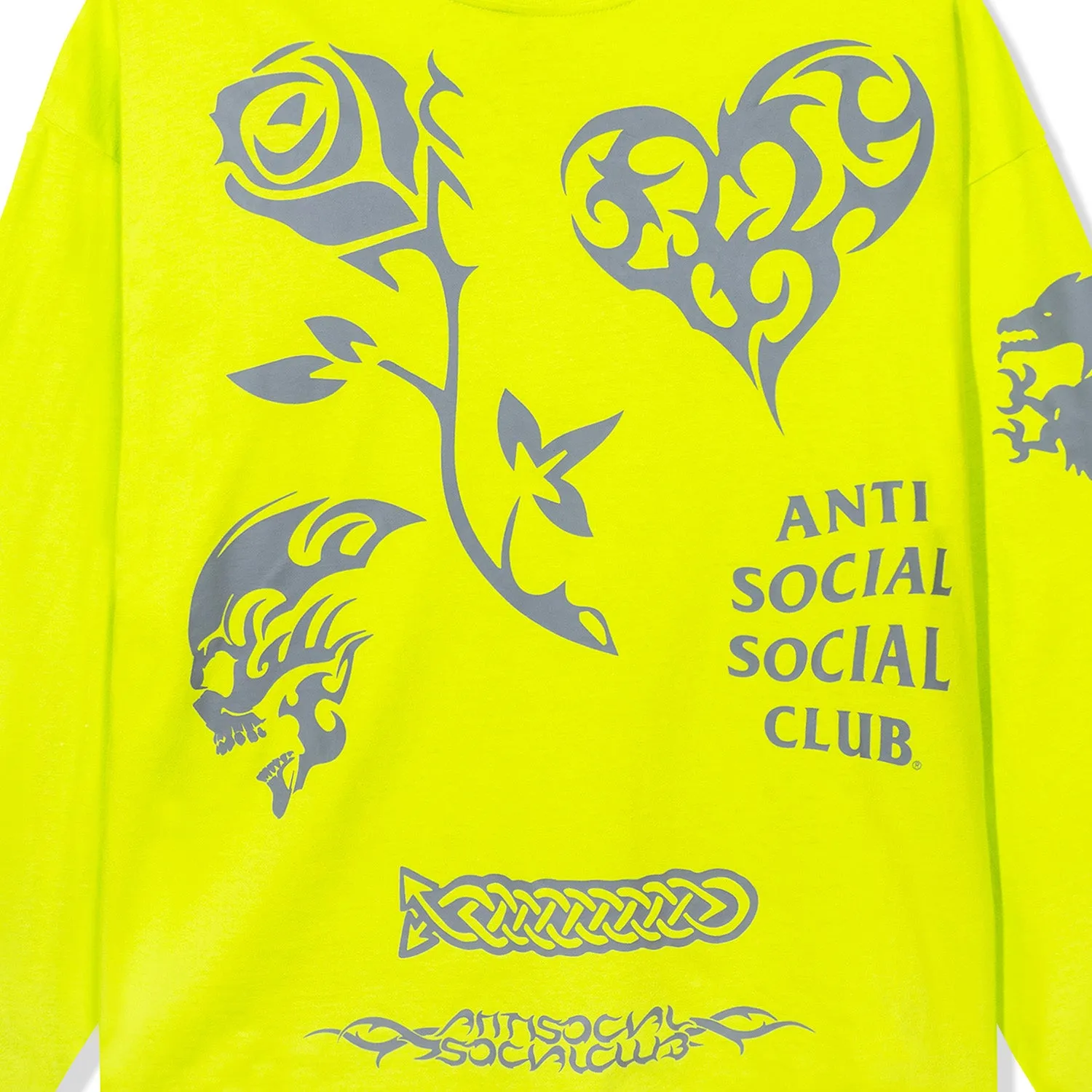 Helplessness Long Sleeve Tee - Yellow sold by Anti Social Social Club product image thumbnail 4