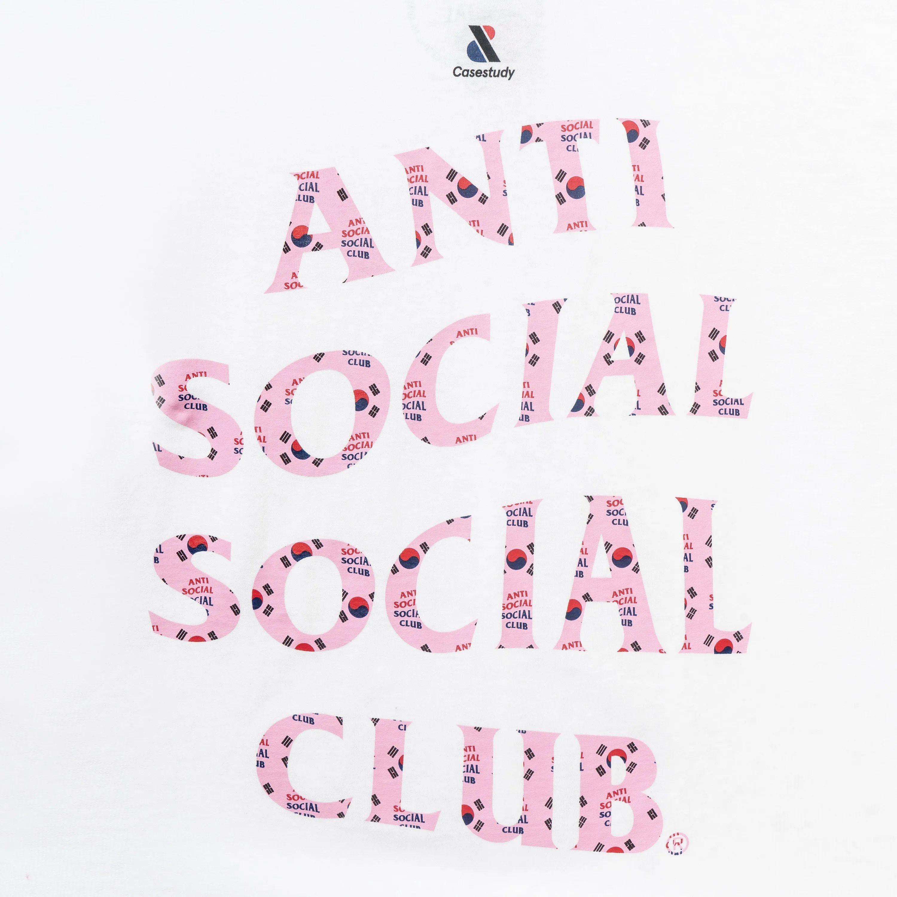 ASSC x Case Study Flag White Tee sold by Anti Social Social Club product image thumbnail 3