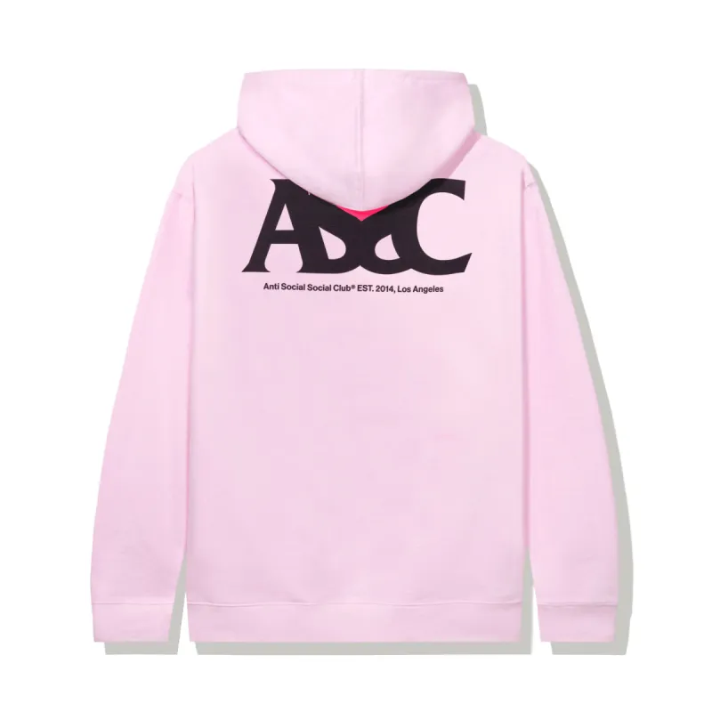 Negative Space Pink Hoodie sold by Anti Social Social Club