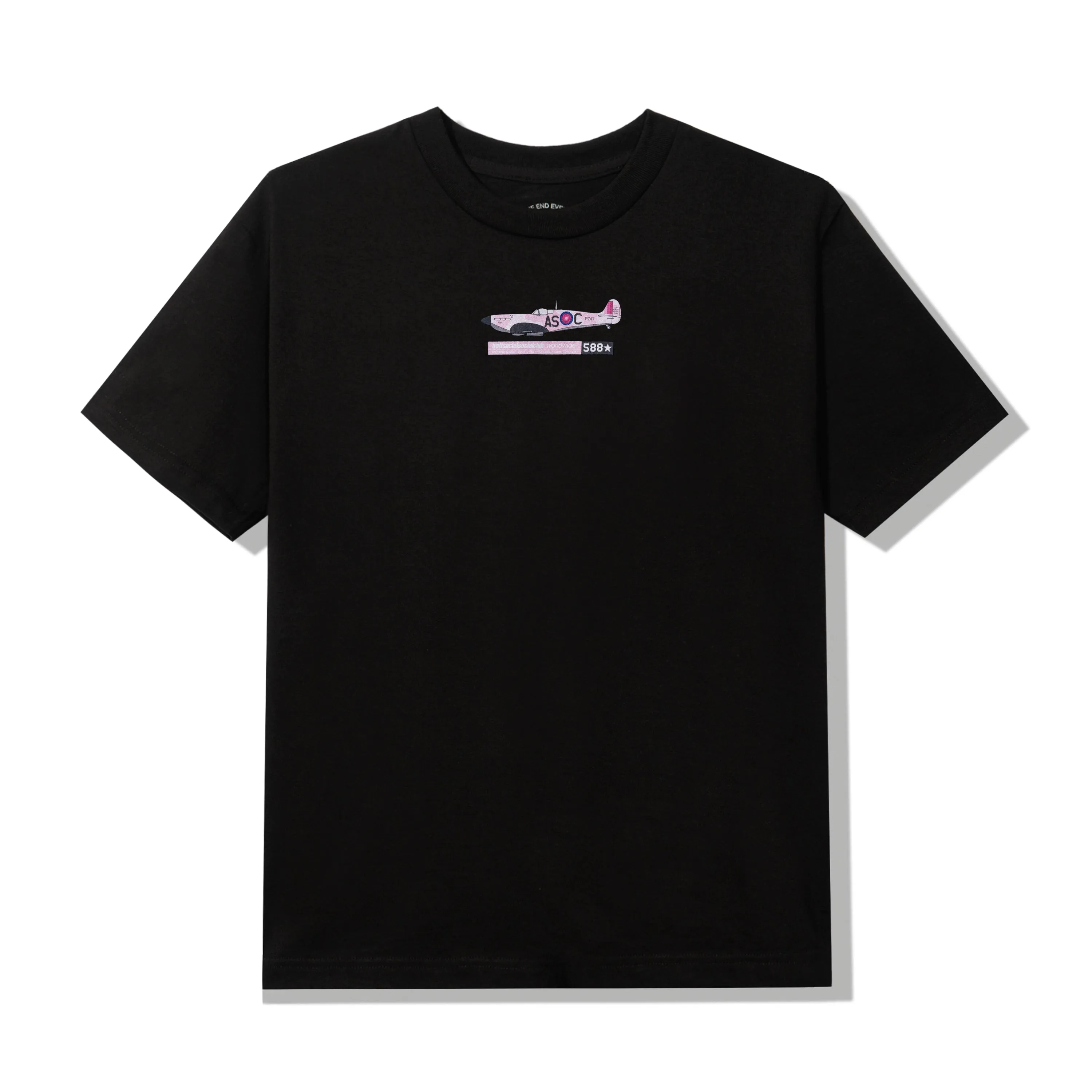 Runaway Black Tee sold by Anti Social Social Club