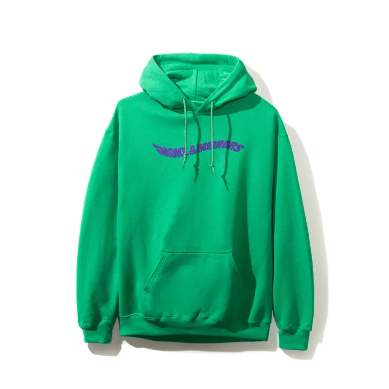 Smoke and Mirrors Green Hoodie sold by Anti Social Social Club
