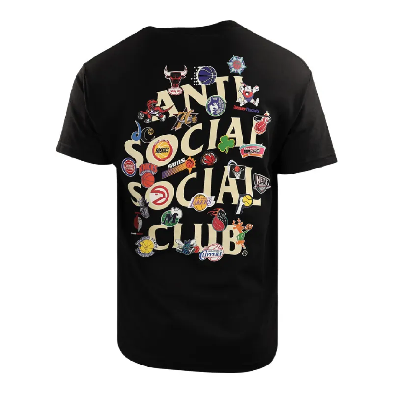 ASSC x Mitchell & Ness NBA Logo Collage T-Shirt sold by Anti Social Social Club