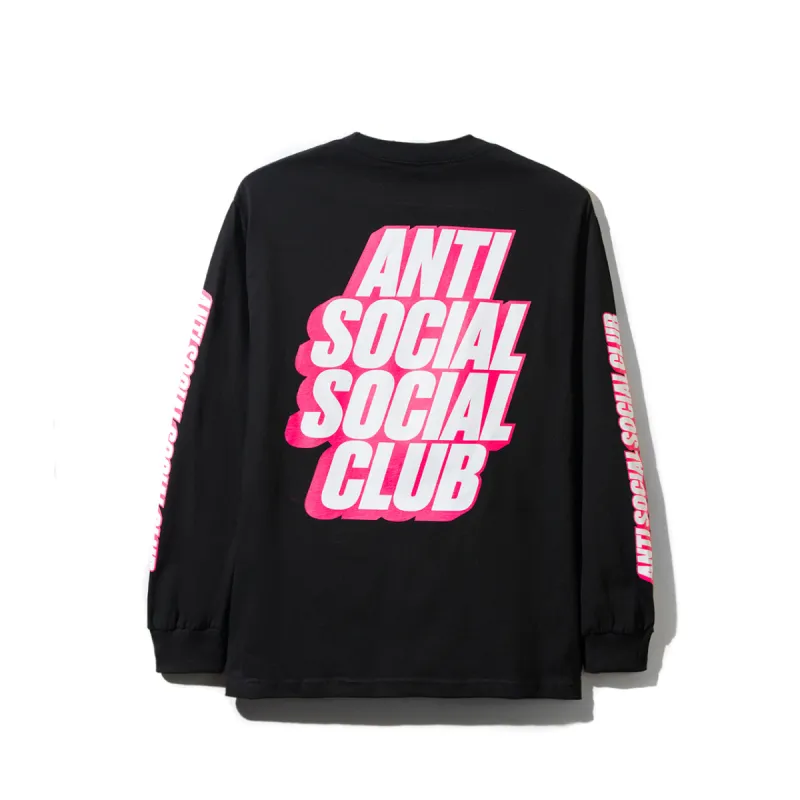 Block Me Black Long Sleeve Tee sold by Anti Social Social Club