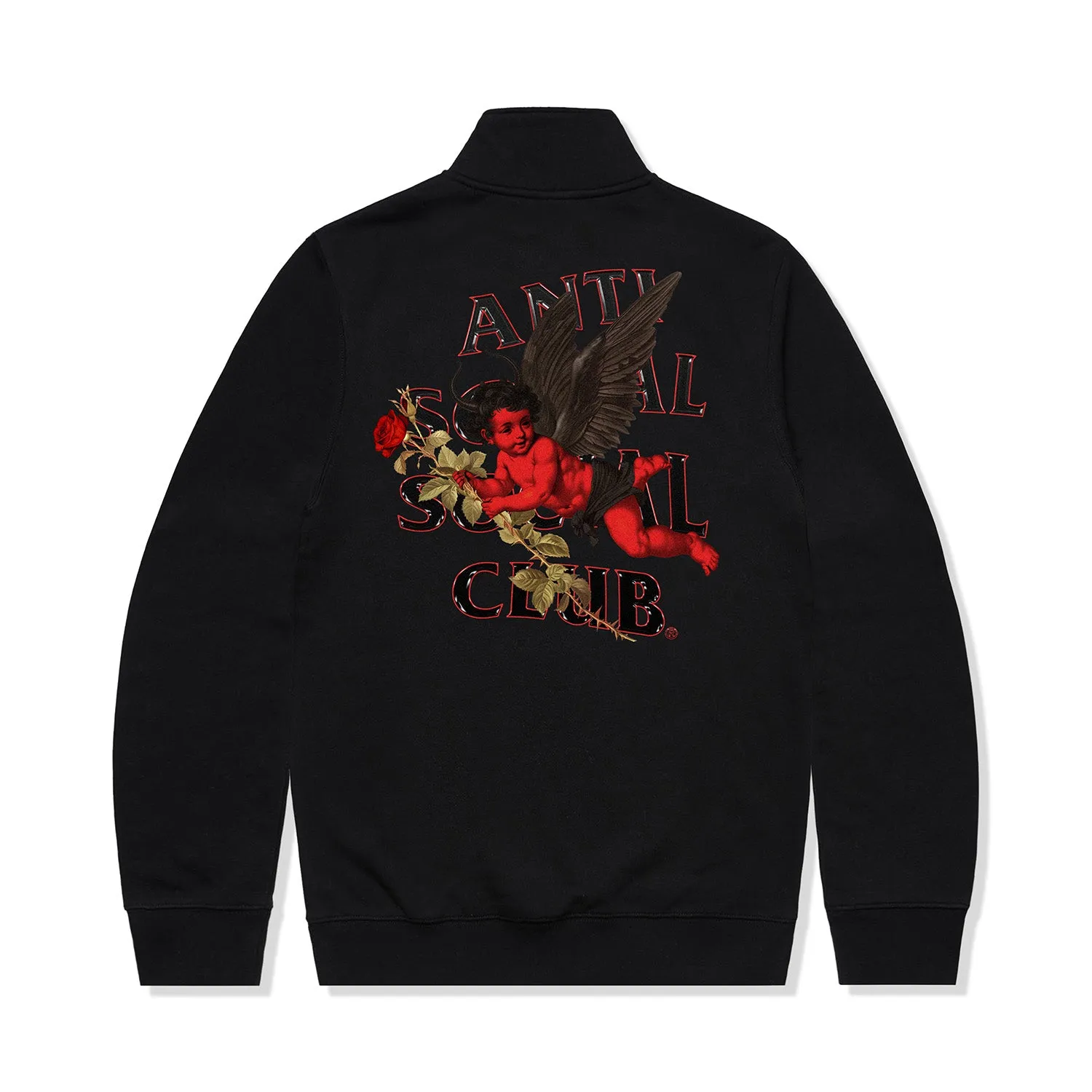 Hierarchy Quarter Zip - Black sold by Anti Social Social Club product image thumbnail 2