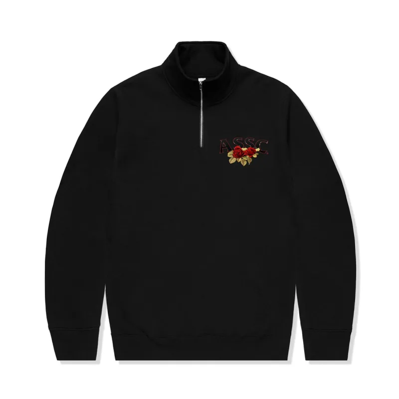 Hierarchy Quarter Zip - Black sold by Anti Social Social Club