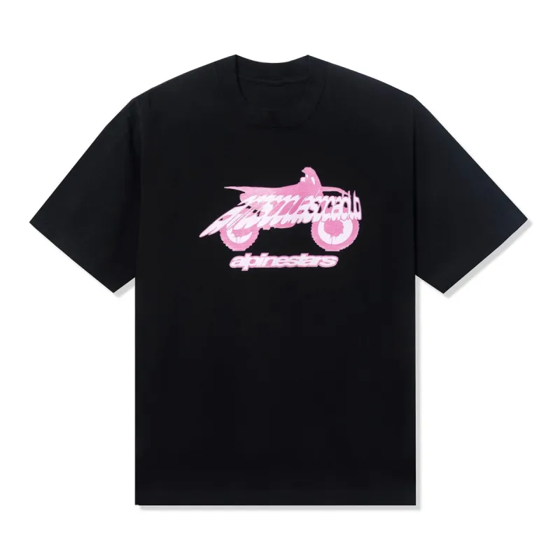 ASSC X Alpine Stars Moto Black Tee sold by Anti Social Social Club