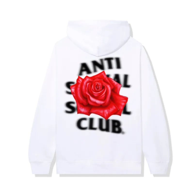 Roses Are Red White Hoodie sold by Anti Social Social Club