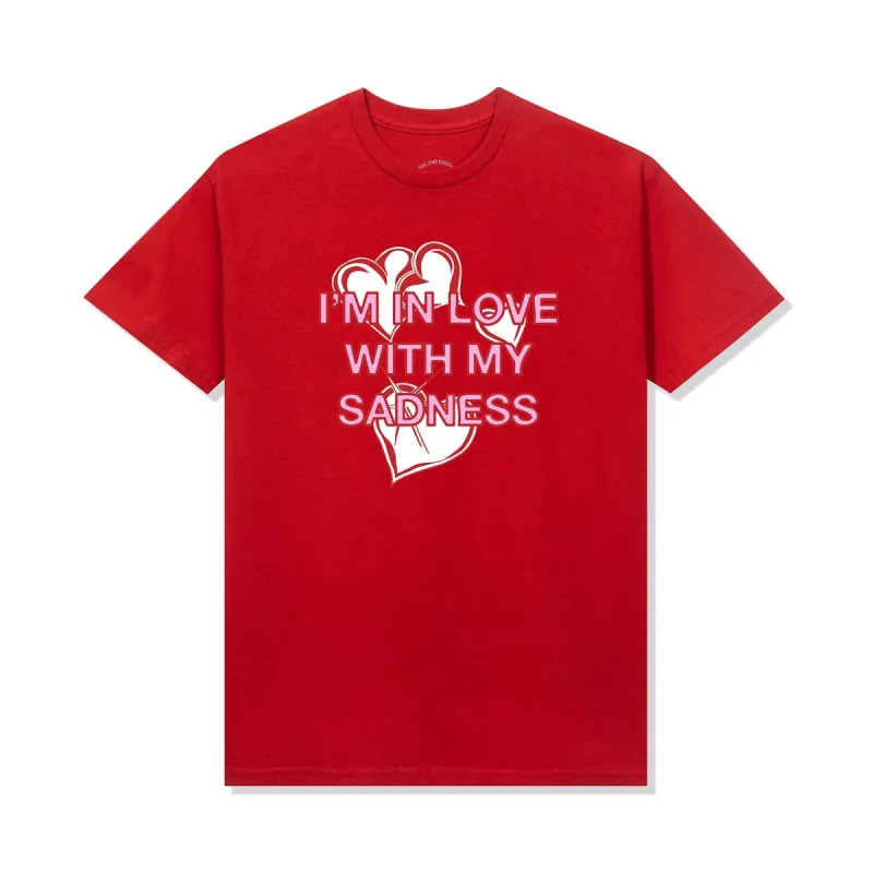 Sadness Red Tee sold by Anti Social Social Club