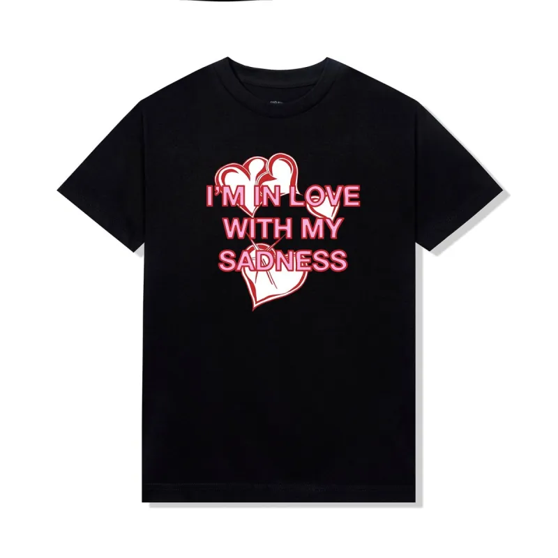 Sadness Black Tee sold by Anti Social Social Club