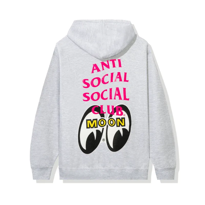 ASSC X Mooneyes Stacked Grey Hoodie sold by Anti Social Social Club