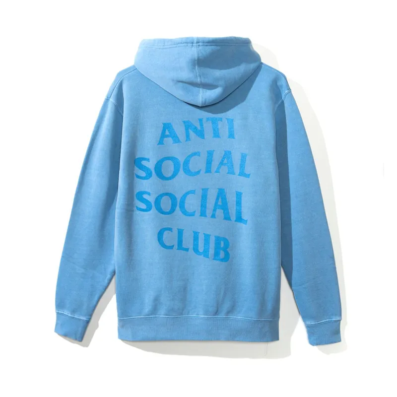 Ghosted Light Blue Tonal Hoody made by Anti Social Social Club