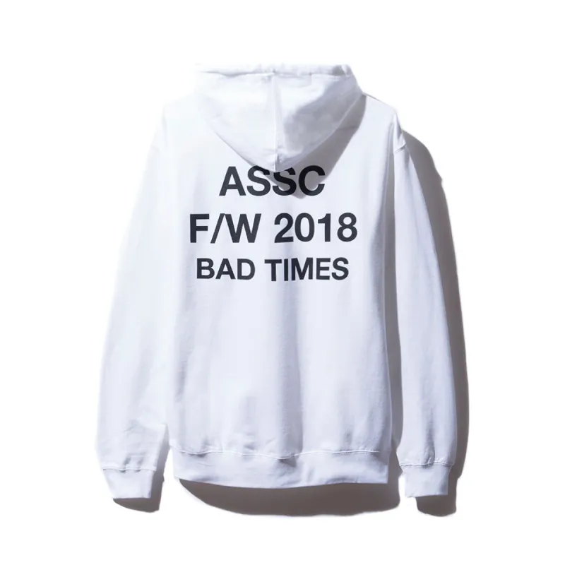Bad Times White Hoodie sold by Anti Social Social Club