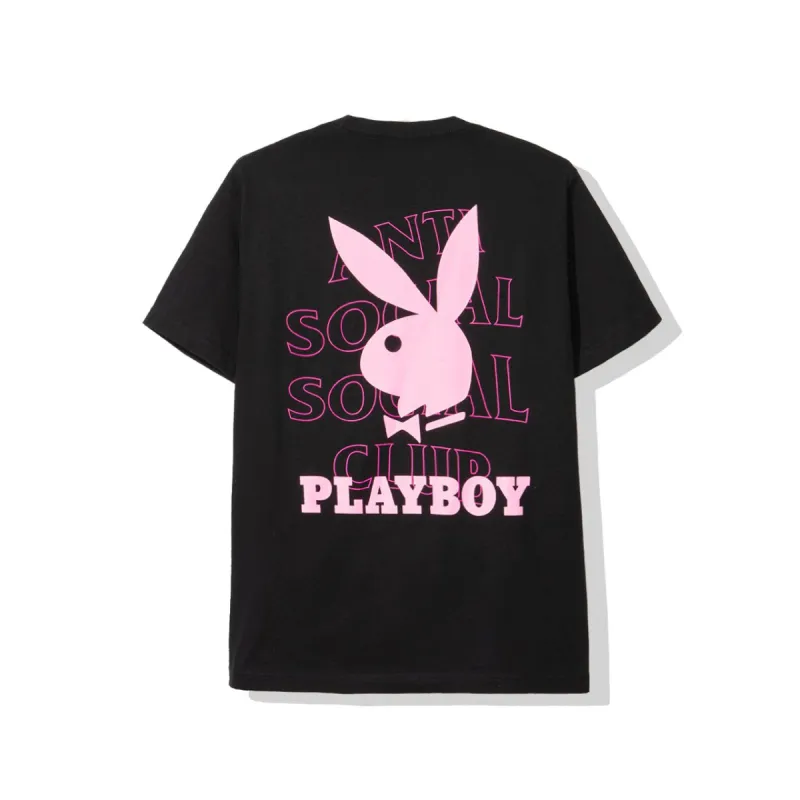 Playboy Black Tee sold by Anti Social Social Club