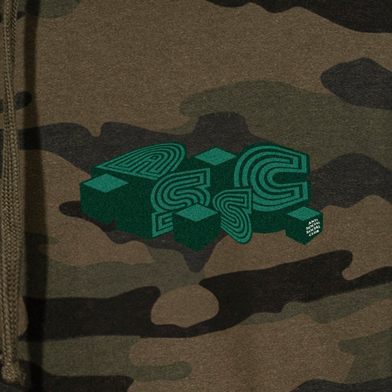 Uncertainty Hoodie - Camo sold by Anti Social Social Club product image thumbnail 4