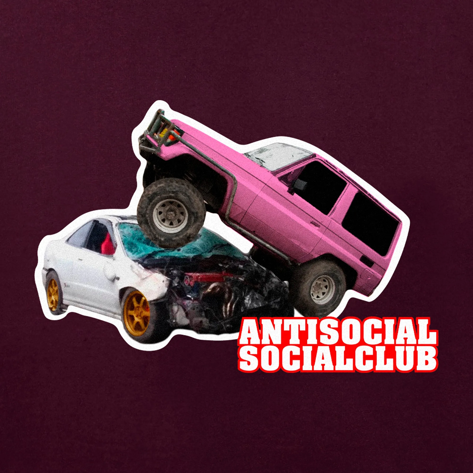 Sleep Forever Hoodie - Maroon sold by Anti Social Social Club product image thumbnail 4