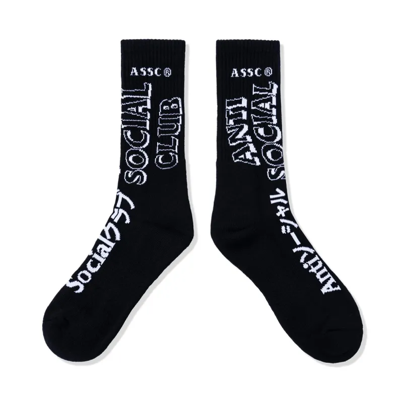 Your Feet Hurt Socks - Black sold by Anti Social Social Club