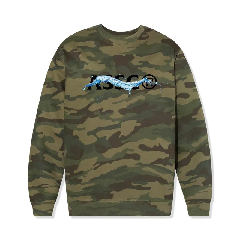 Liquidity Crewneck - Forest Camo made by Anti Social Social Club