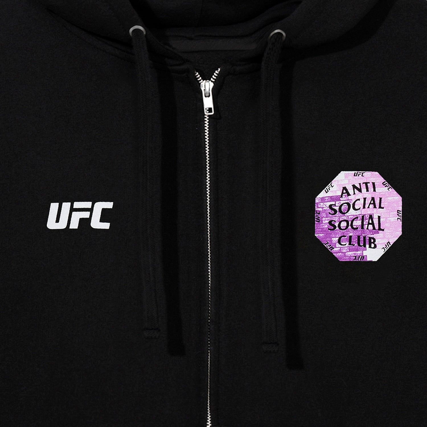 ASSC x UFC Conned Zip-Up - Black sold by Anti Social Social Club product image thumbnail 4