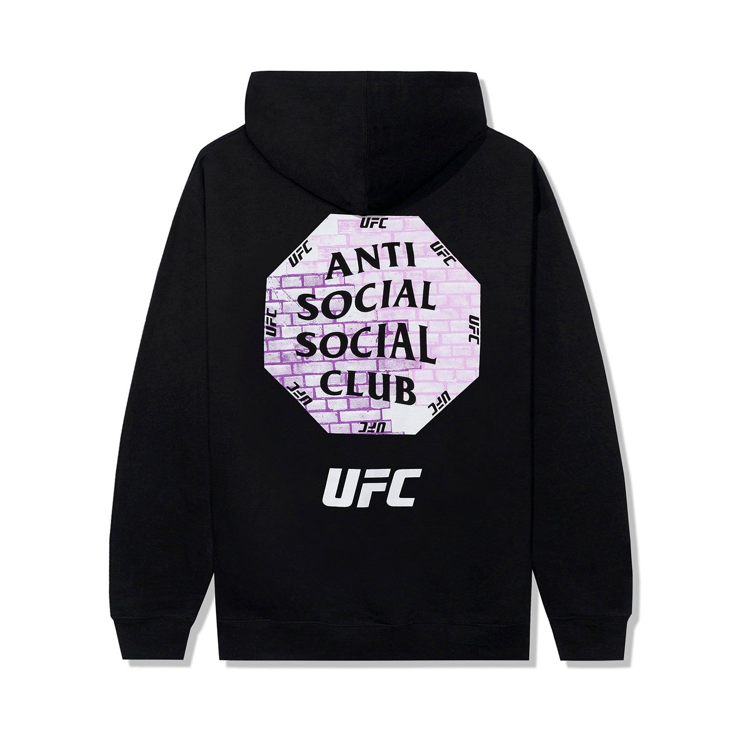 ASSC x UFC Conned Zip-Up - Black sold by Anti Social Social Club