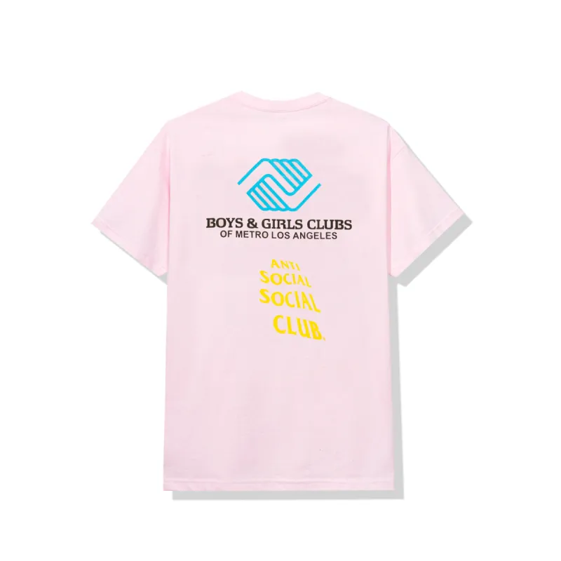 ASSC x BGCMLA Social Emotional Tee (Pink) sold by Anti Social Social Club