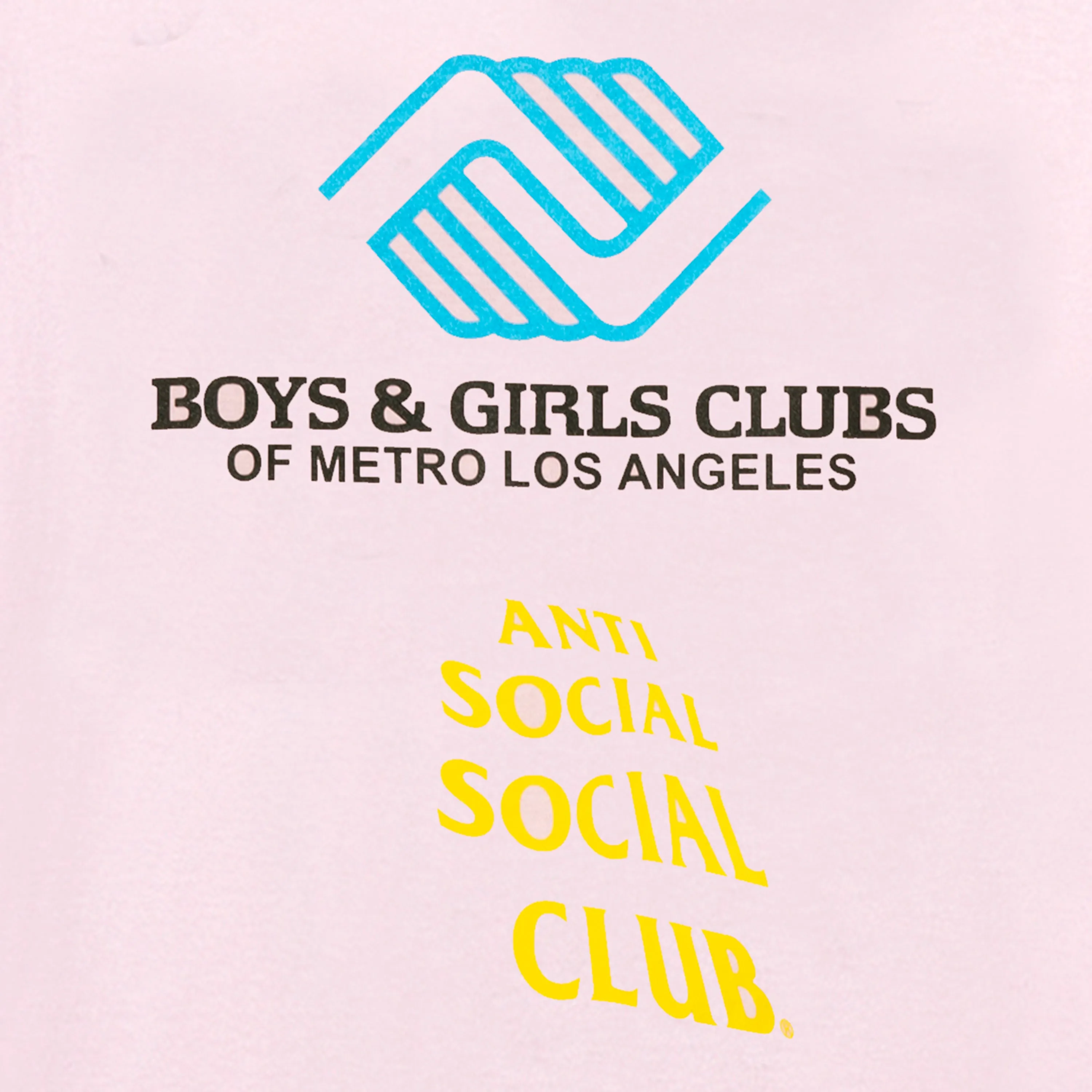 ASSC x BGCMLA Social Emotional Tee (Pink) sold by Anti Social Social Club product image thumbnail 3