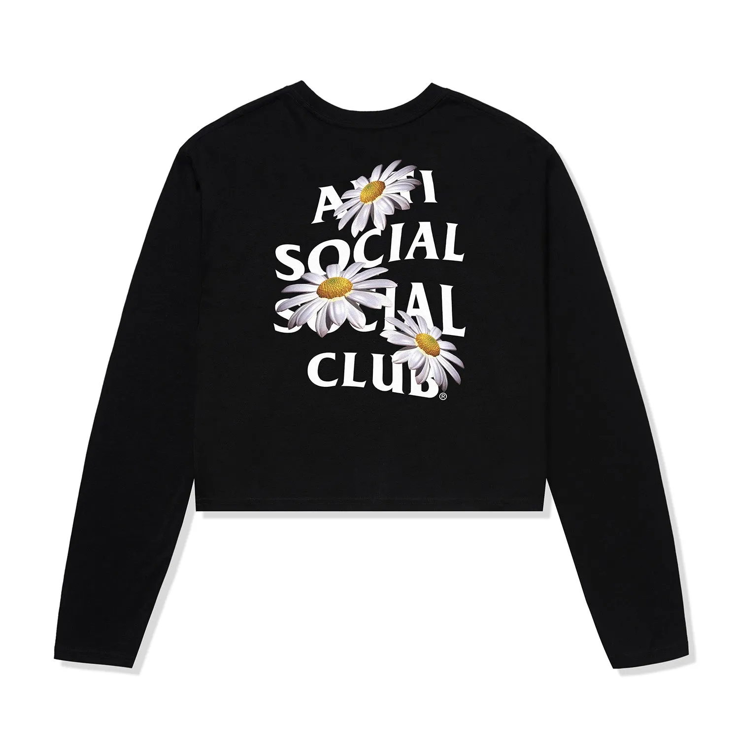 Bellis Womens Crop LS Top - Black sold by Anti Social Social Club product image thumbnail 2