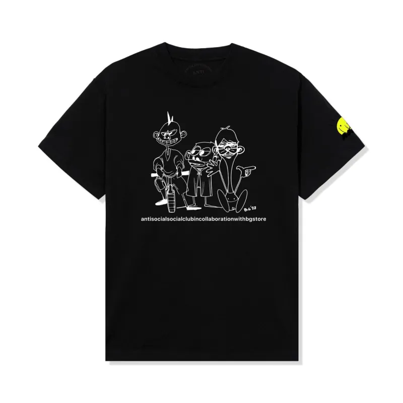ASSC x Bryant Giles Trio Tee - Black sold by Anti Social Social Club