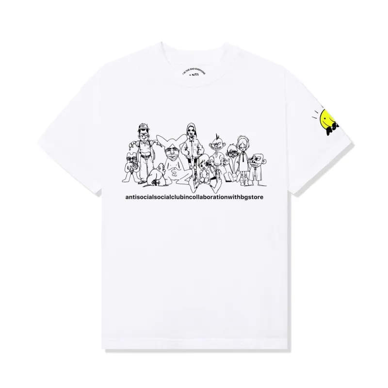 ASSC x Bryant Giles Group Tee - White sold by Anti Social Social Club