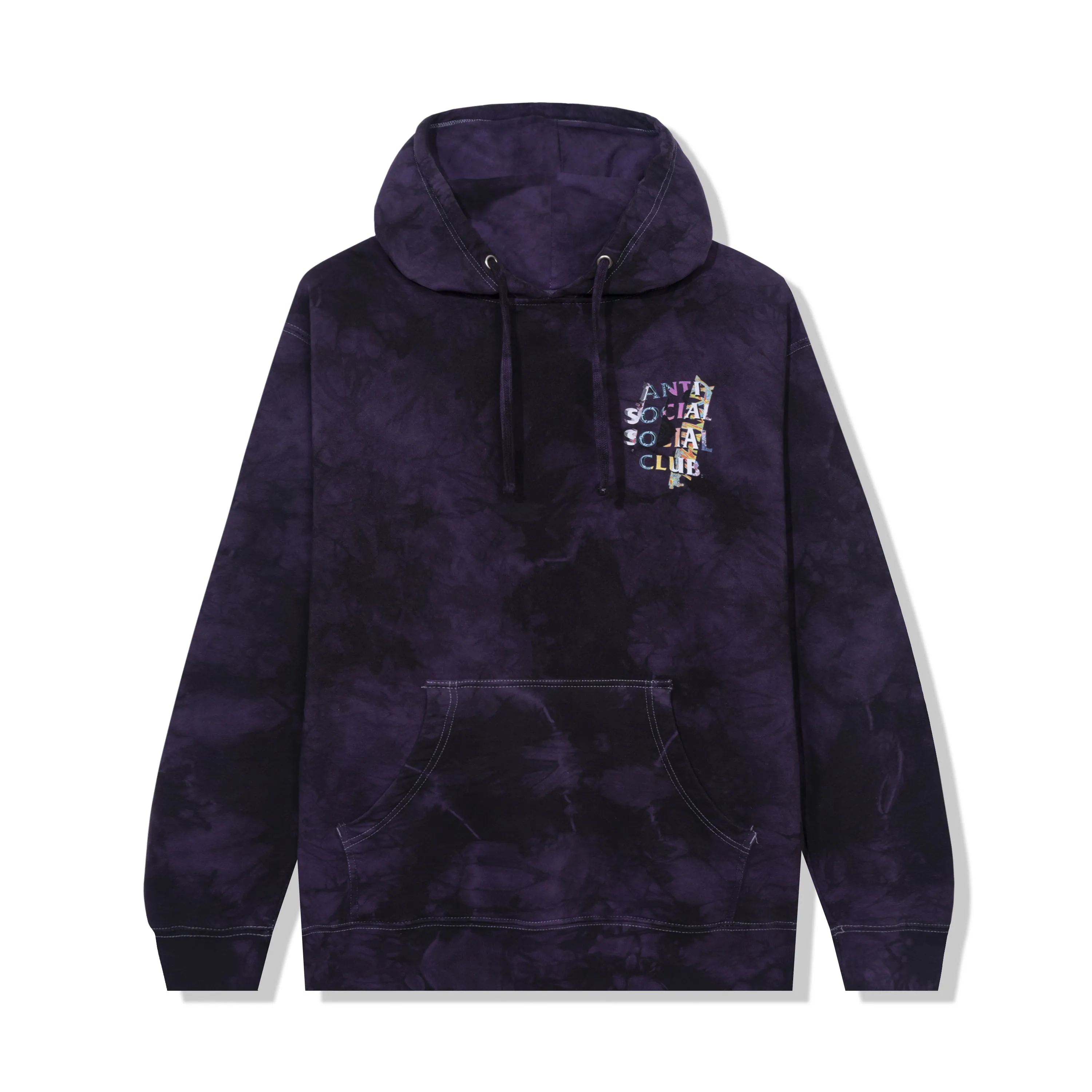 Dissociative Black/Purple Tie Dye Hoodie sold by Anti Social Social Club product image thumbnail 2
