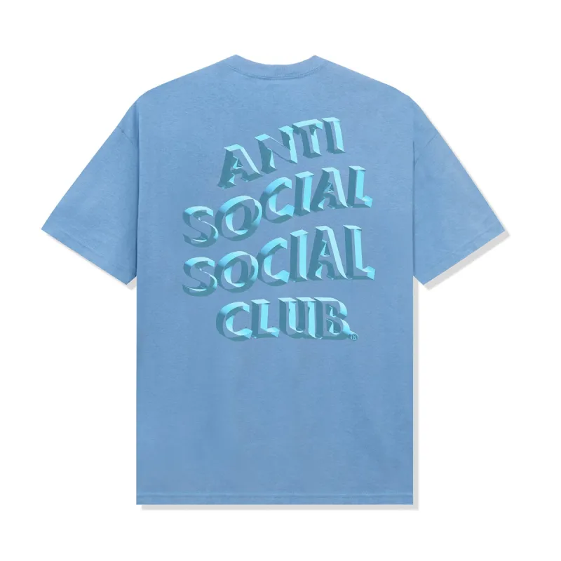 DEEPER THAN USUAL Aquatic Blue Tee sold by Anti Social Social Club
