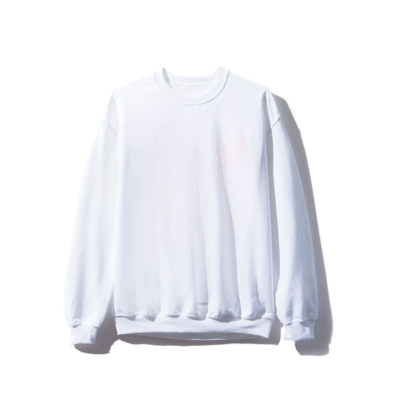 Blocked Logo White Crewneck w/ Pink sold by Anti Social Social Club product image thumbnail 2