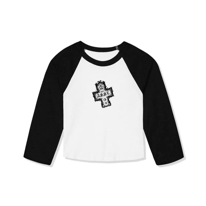 Crown Baby Tee - White/Black made by Anti Social Social Club