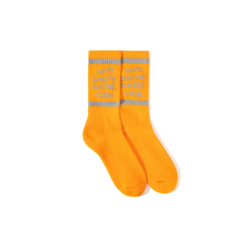 VVS Orange Socks made by Anti Social Social Club