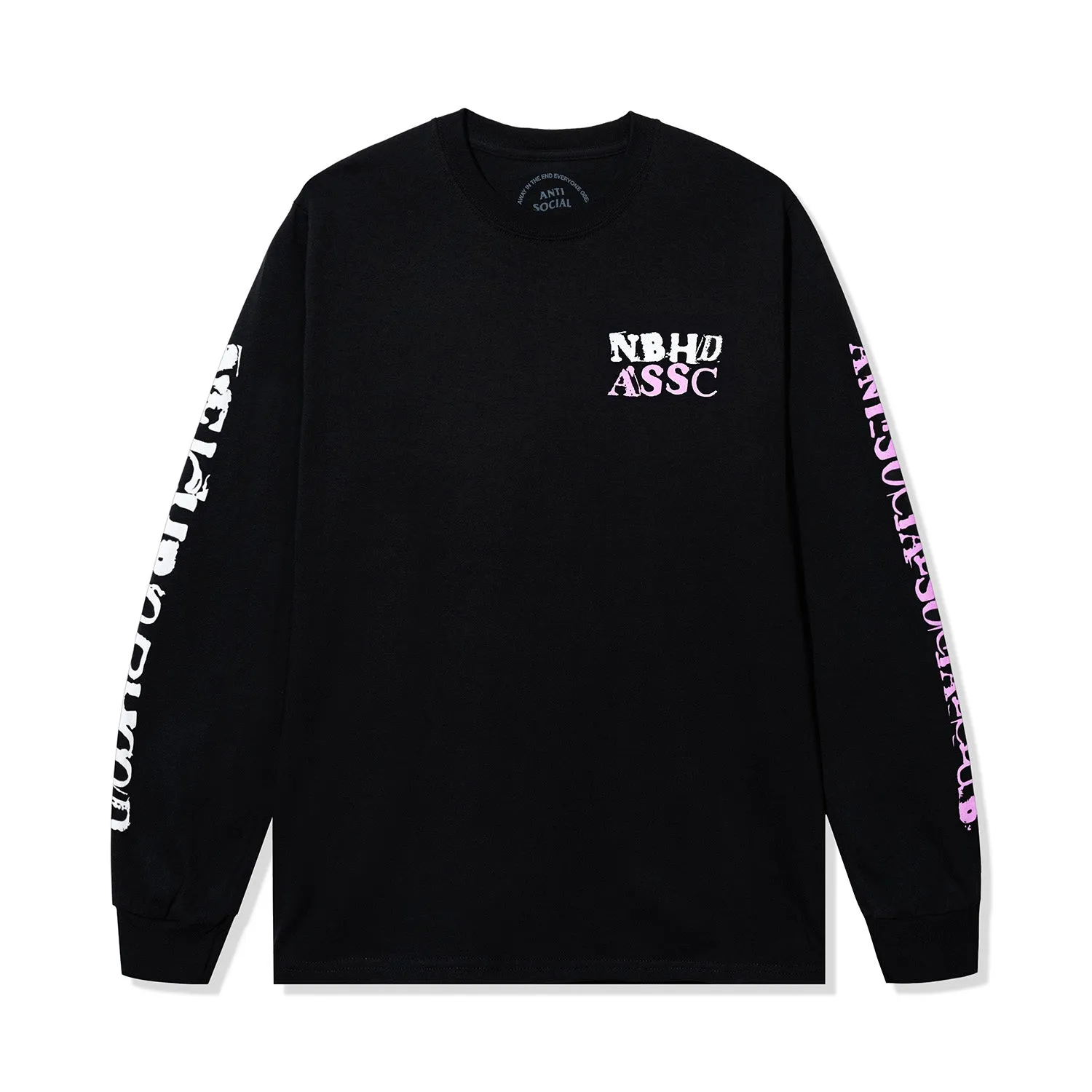 ASSC x Neighborhood Chaos LS Tee - Black sold by Anti Social Social Club product image thumbnail 2