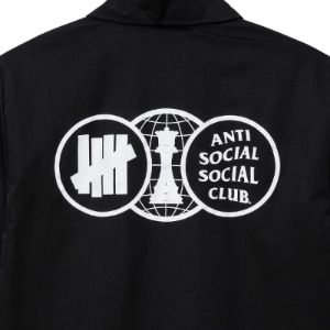 ASSC x Undefeated Position Coach Jacket - Black sold by Anti Social Social Club