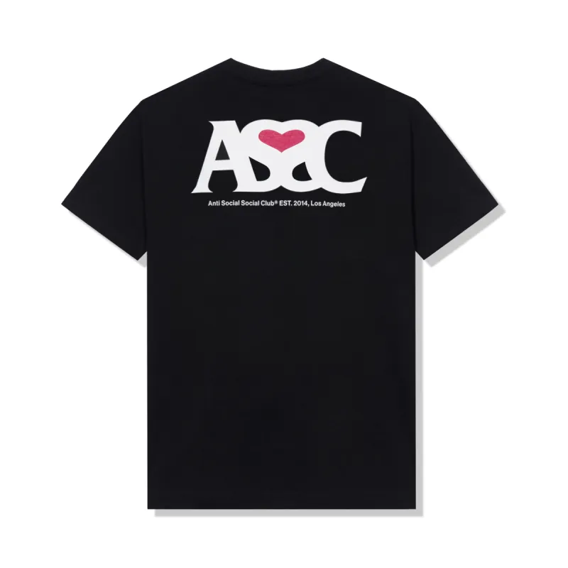 Negative Space Black Tee sold by Anti Social Social Club