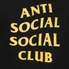 Brownie Black Tee sold by Anti Social Social Club