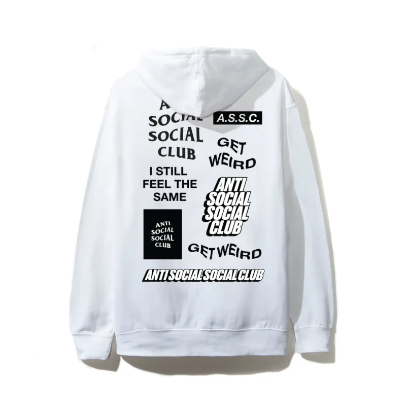 Bukake White Hoodie made by Anti Social Social Club