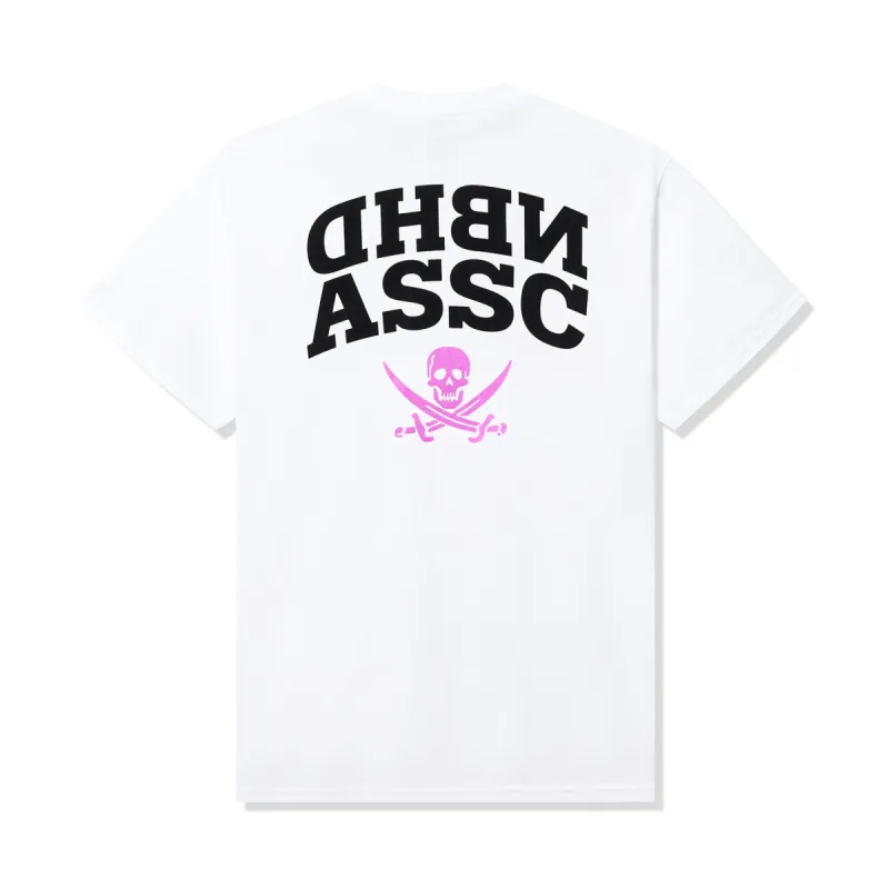 ASSC x Neighborhood Reverse Tee - White/Pink sold by Anti Social Social Club