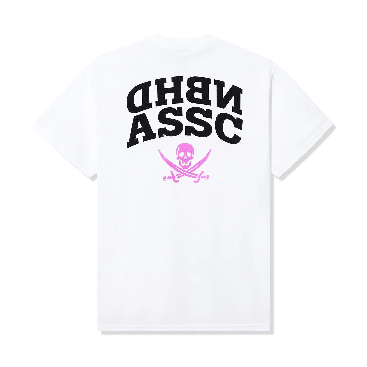 ASSC x Neighborhood Reverse Tee - White/Pink sold by Anti Social Social Club