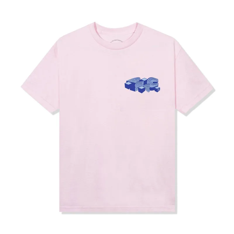Uncertainty Tee - Pale Pink made by Anti Social Social Club
