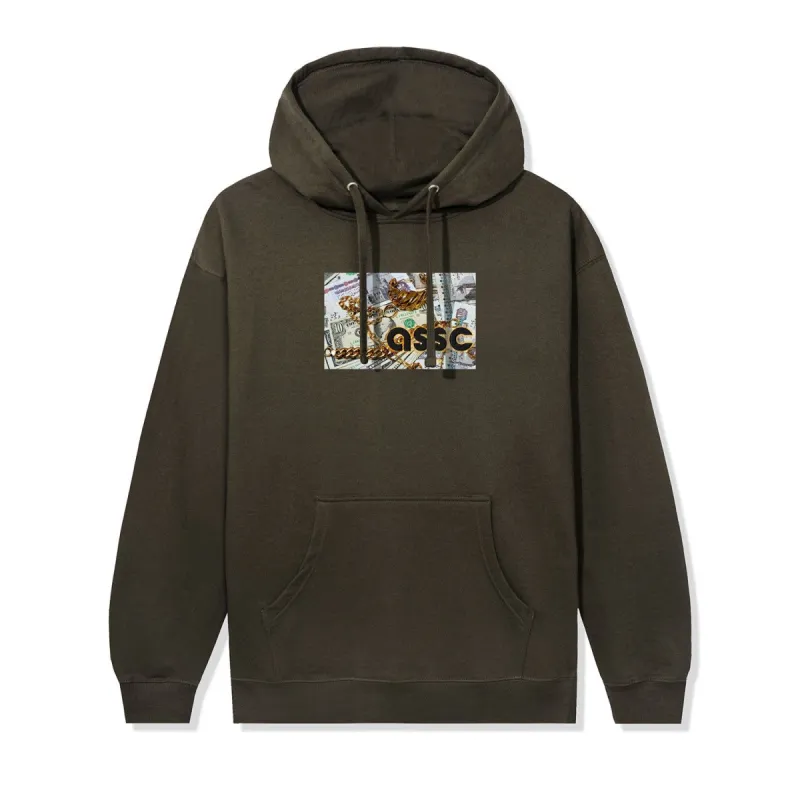 Nonchalant Hoodie - Army sold by Anti Social Social Club