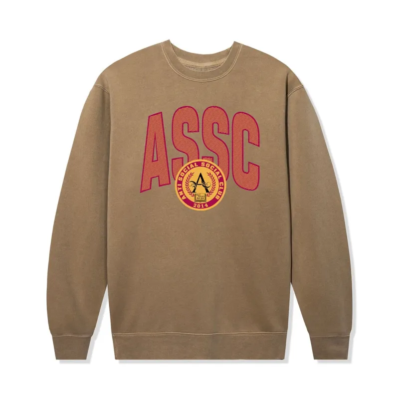 Institution Premium Crewneck - Pigment Sandstone sold by Anti Social Social Club